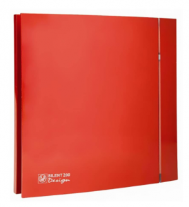 Echipamente de ventilatie si climatizare - Ventilator extractie baie SILENT 200 - CZ Red Design 4C 220-240V 50Hz