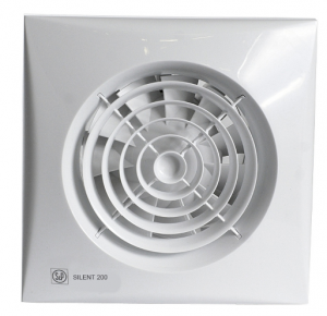Echipamente de ventilatie si climatizare - Ventilator extractie baie SILENT 200 - CZ Silver 4C 220-240V 50Hz