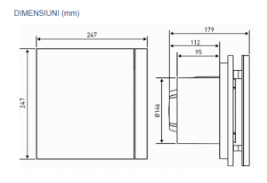 Ventilator extractie baie SILENT 300 - CZ Plus Design 3C 220-240V 50Hz [1]