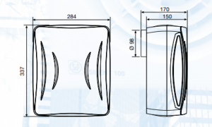 Ventilator extractie EBB - 250 NHT 230V 50Hz [1]