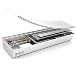 Echipamente de incalzire si producere ACM - Ventiloconvector incalzire/racire, 4508 W, 1500 mm., 2 randuri de baterii, 3 trepte de turatie, racord flexibil si robineti, model vopsit, Stilltech VCVR-1500-151-347-2-2-2-D