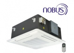 Echipamente de ventilatie si climatizare - Ventiloconvector tip caseta de tavan cu 2 tevi (ventilator conventional), Nobus model KFA-40S 3,52 kw cu telecomanda