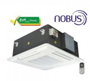 Echipamente de ventilatie si climatizare - Ventiloconvector tip caseta 2 tevi, ventilator Inverter, 7.01 / 23.58 kw, Nobus EC4W-M-70C cu telecomanda