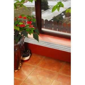 Ventiloconvector pentru pervaz, 2191 W, 1500 mm., 3 trepte de turatie, racord flexibil si robineti, model vopsit, Stilltech VCVP-1500-135-290-2-2-D [1]