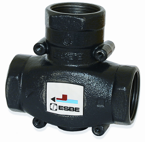 Automatizari si termostate cazane - Ventil termic de amestec ESBE, DN25, filet interior Rp1", 45grdC, pentru cazane pe lemn VTC511-25/50