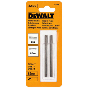 Dispozitive pentru prelucrarea lemnului - Set 2 cutite HSS rindea 80mm DeWalt - DT3905-QZ