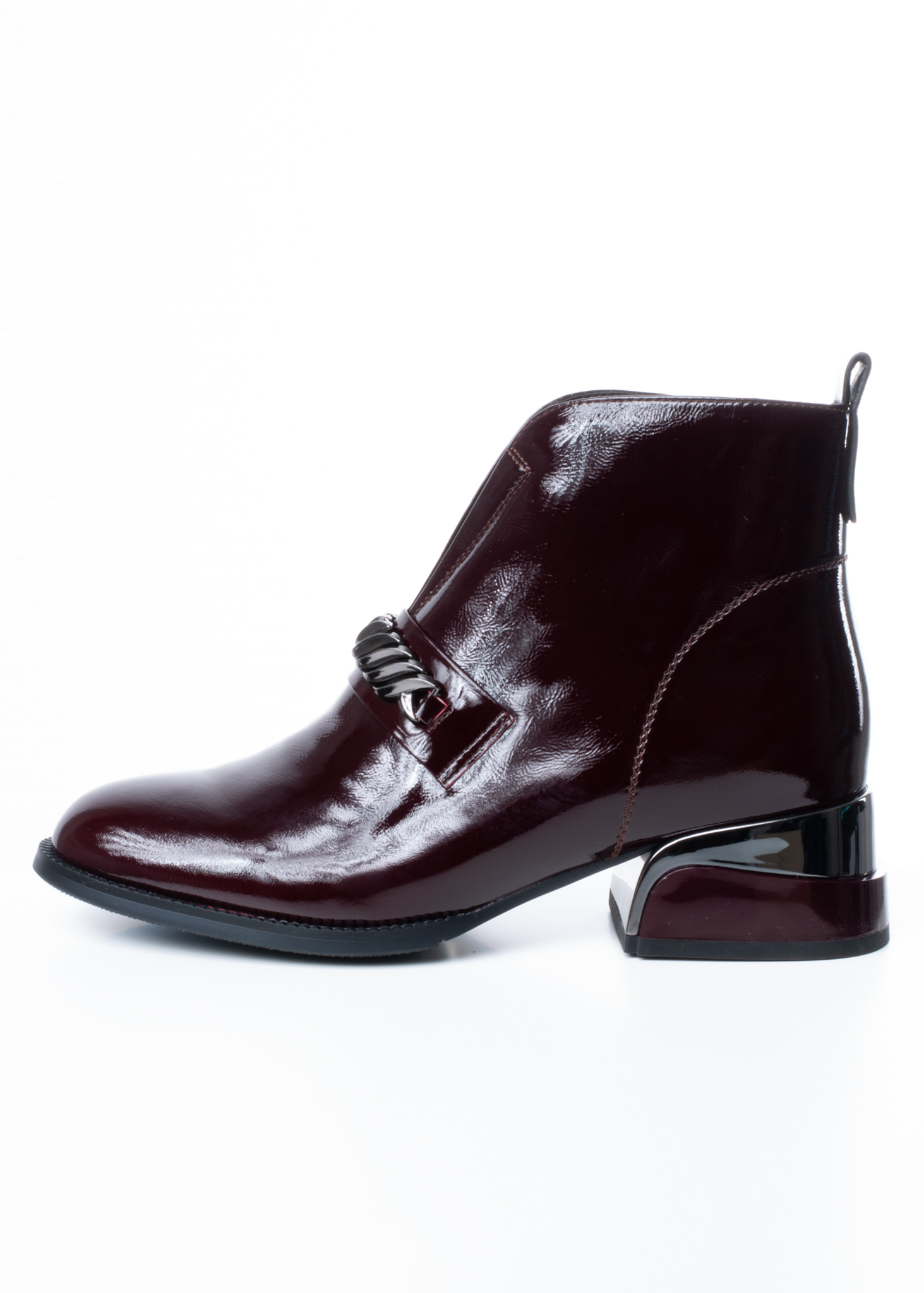 Ghete de piele naturala Epica 1642 bordo [1]