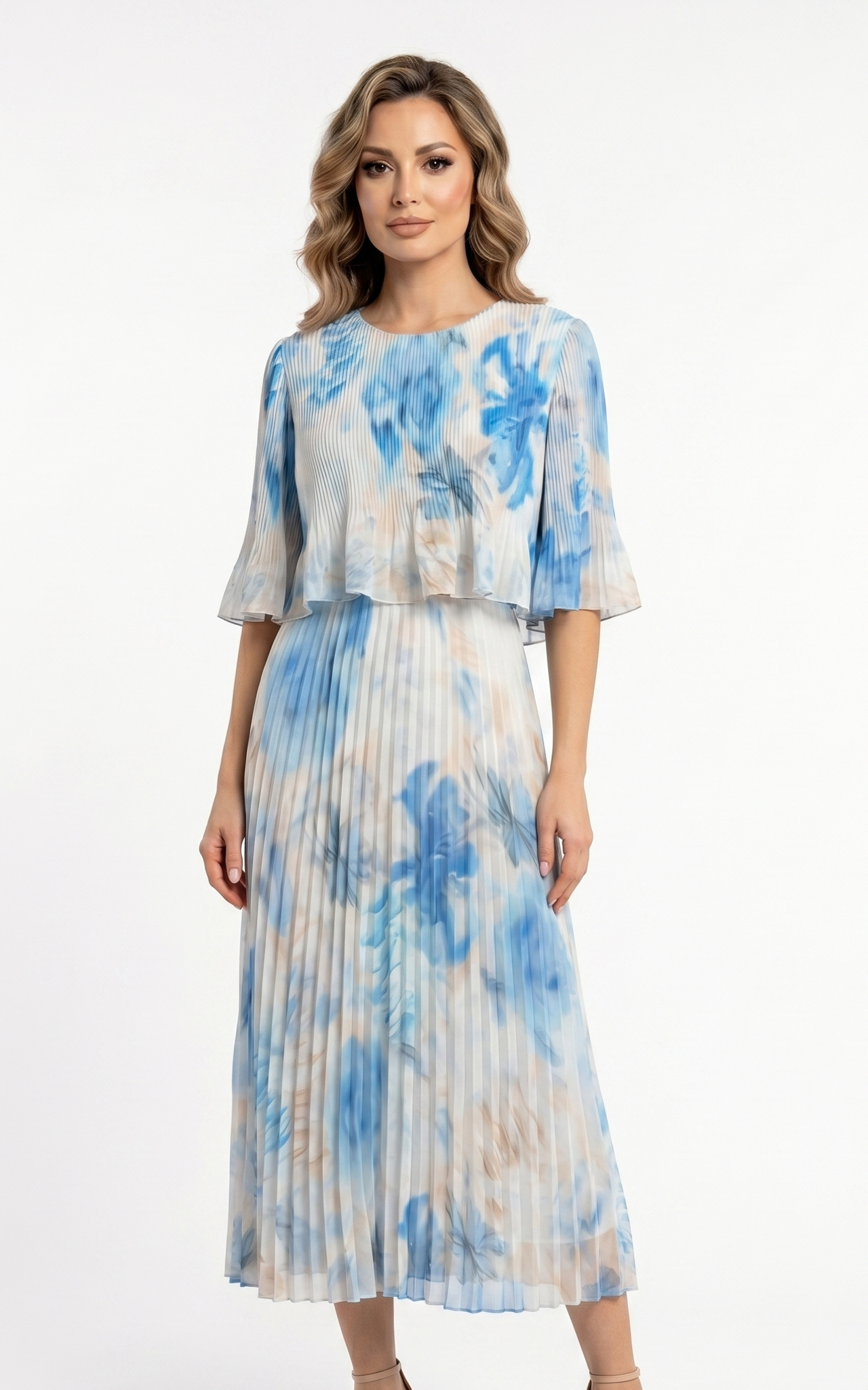 Rochii de banchet - Rochie Ginny midi bleu