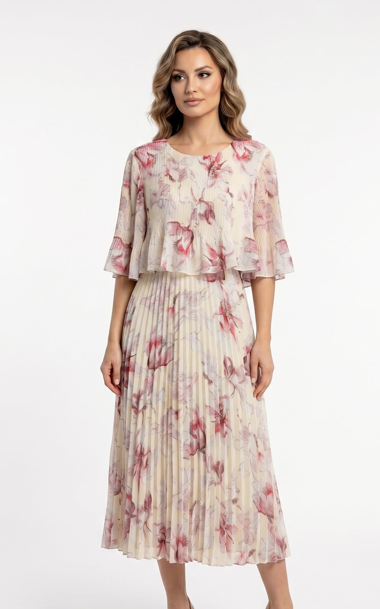 Rochii de toamna - Rochie Ginny midi crem