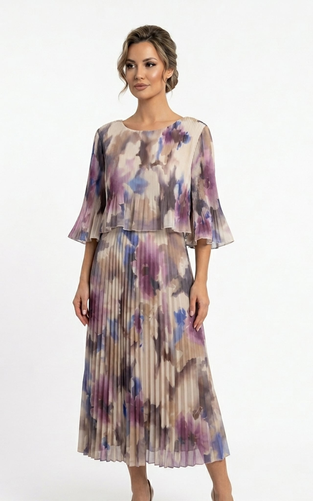 Rochii de toamna - Rochie Ginny midi mov