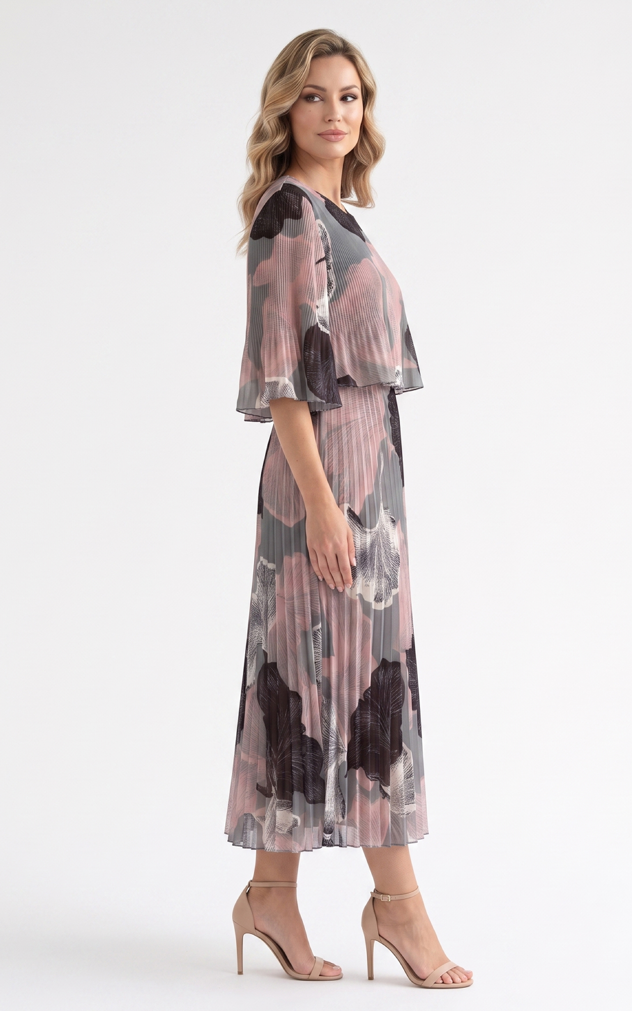 Rochie de vara Ginny midi gri [3]