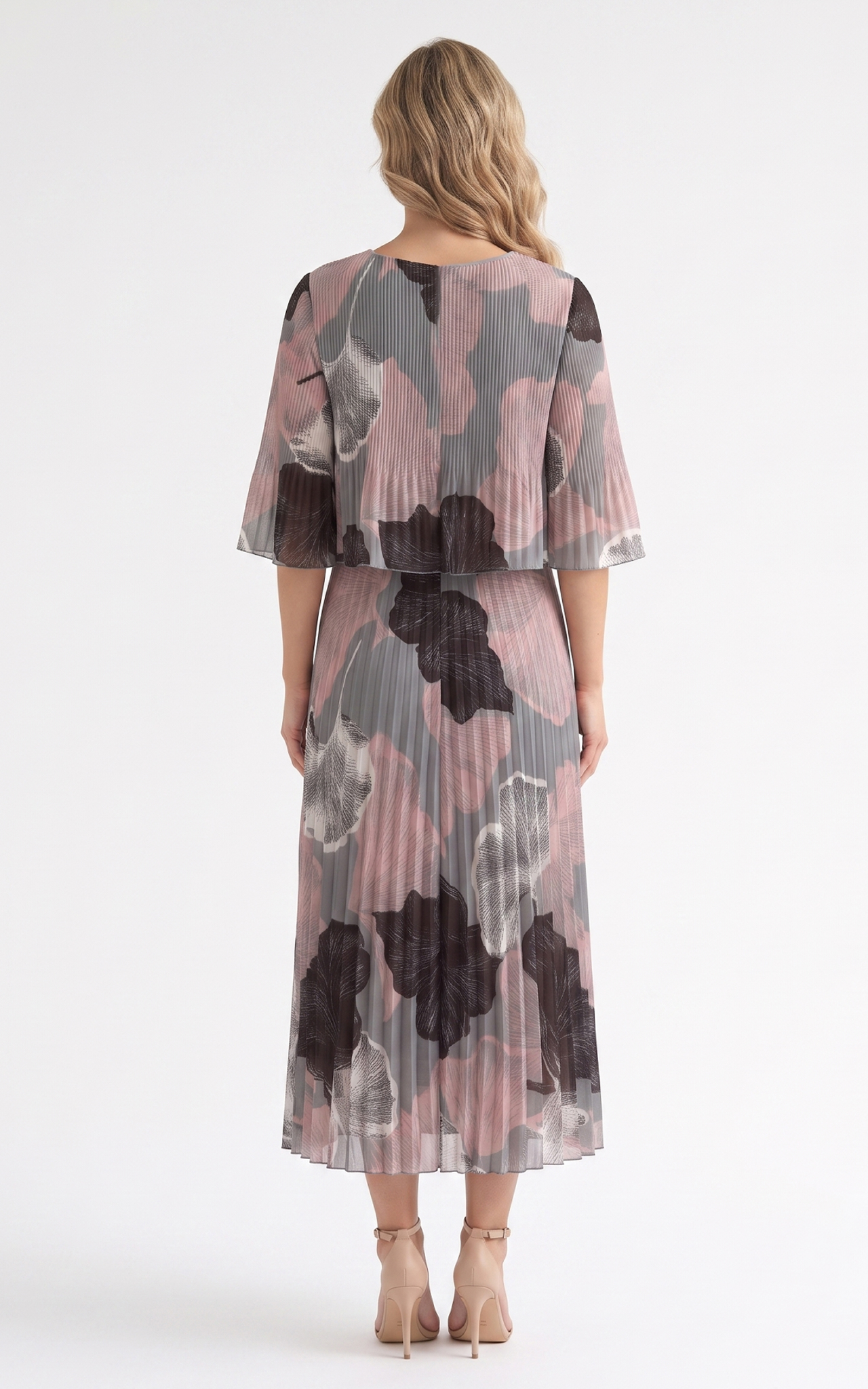 Rochie de vara Ginny midi gri [4]