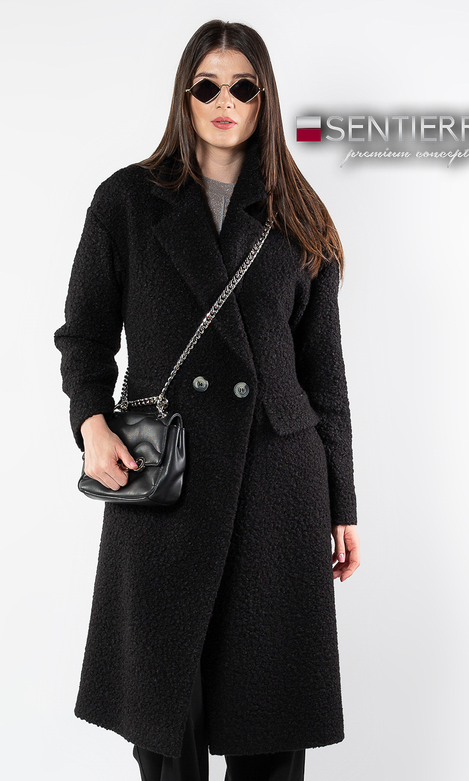 Imbracaminte - Palton Sentierri 841 negru