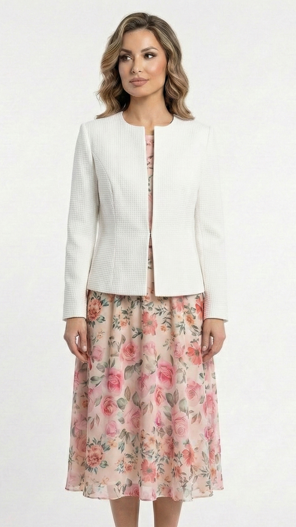 Femei - Sacou Franki alb