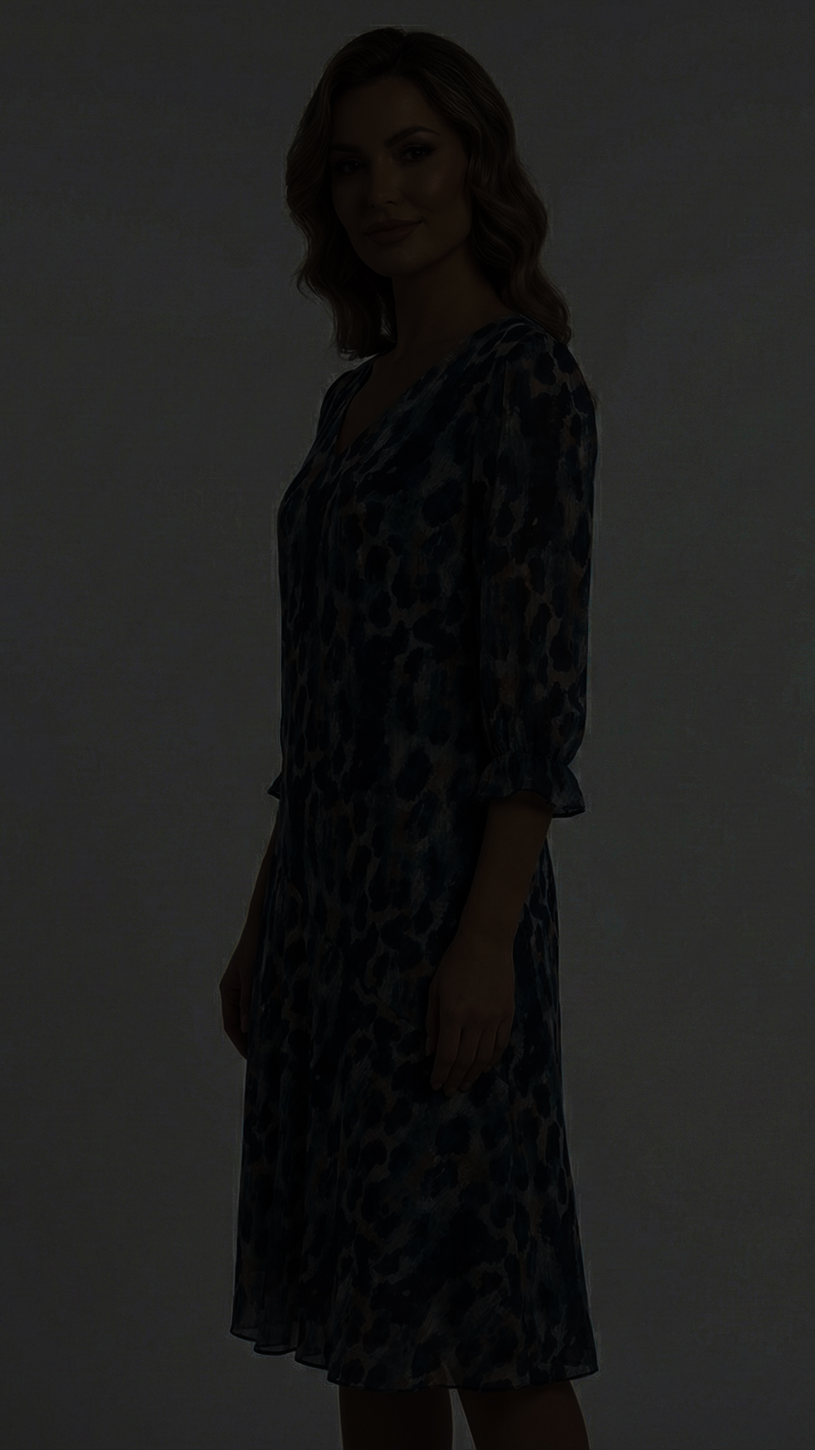 Rochie Frimet bleumarin [4]