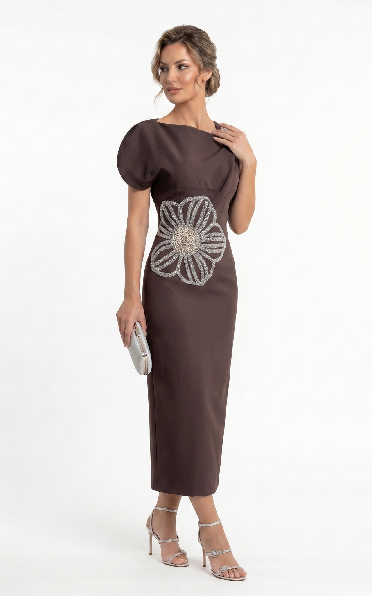 Rochie Genesis midi maro [2]