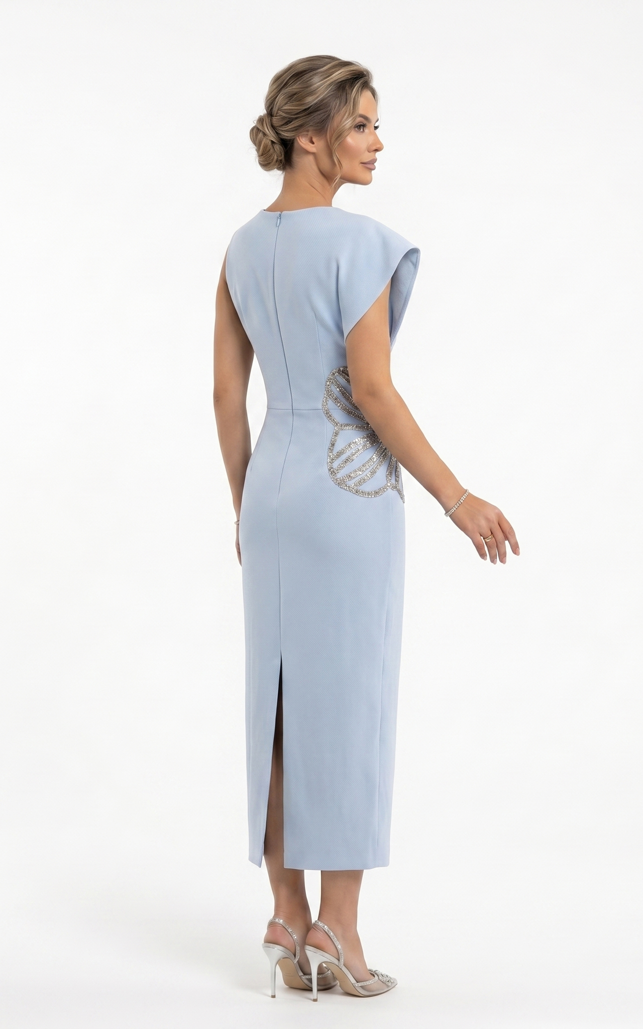 Rochie Genesis midi maro [4]