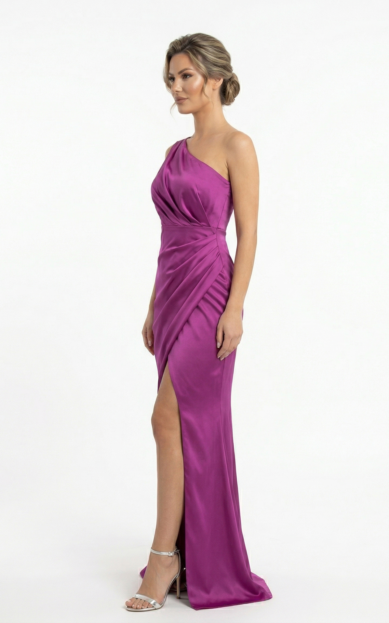 Rochie Gemma lunga fucsia2 [3]