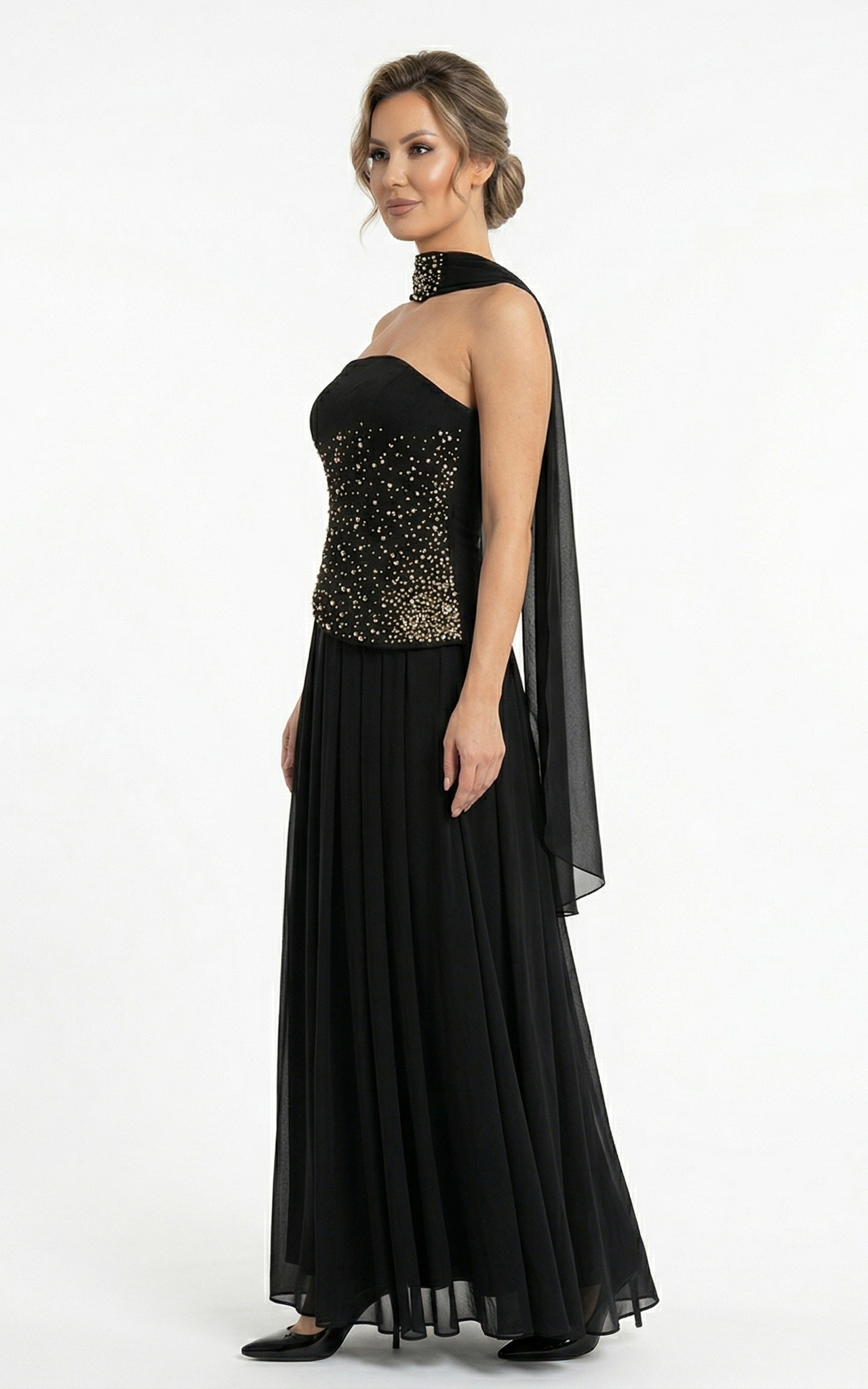 Rochie Gracyn lunga neagra [2]