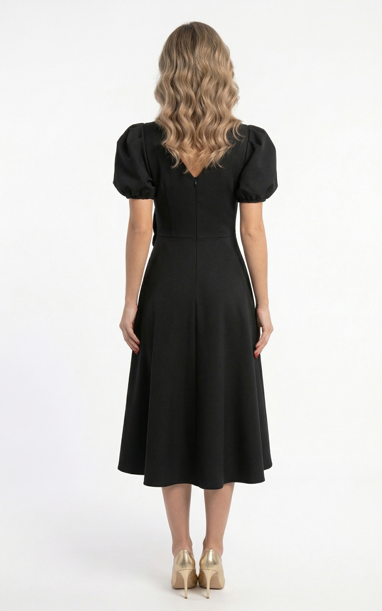 Rochie Giannah midi neagra [3]