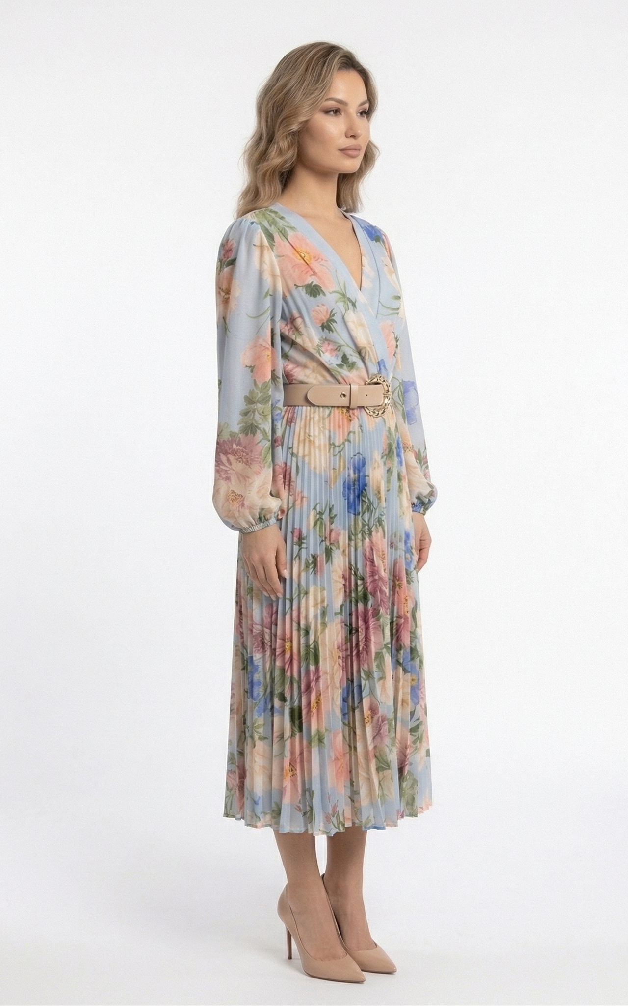 Rochie Galilee midi bleu [2]