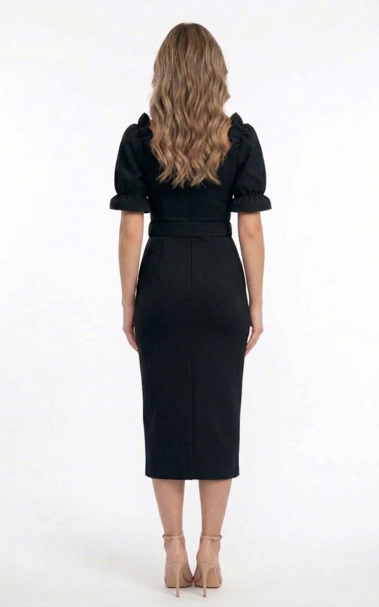 Rochie Griselda midi neagra [4]