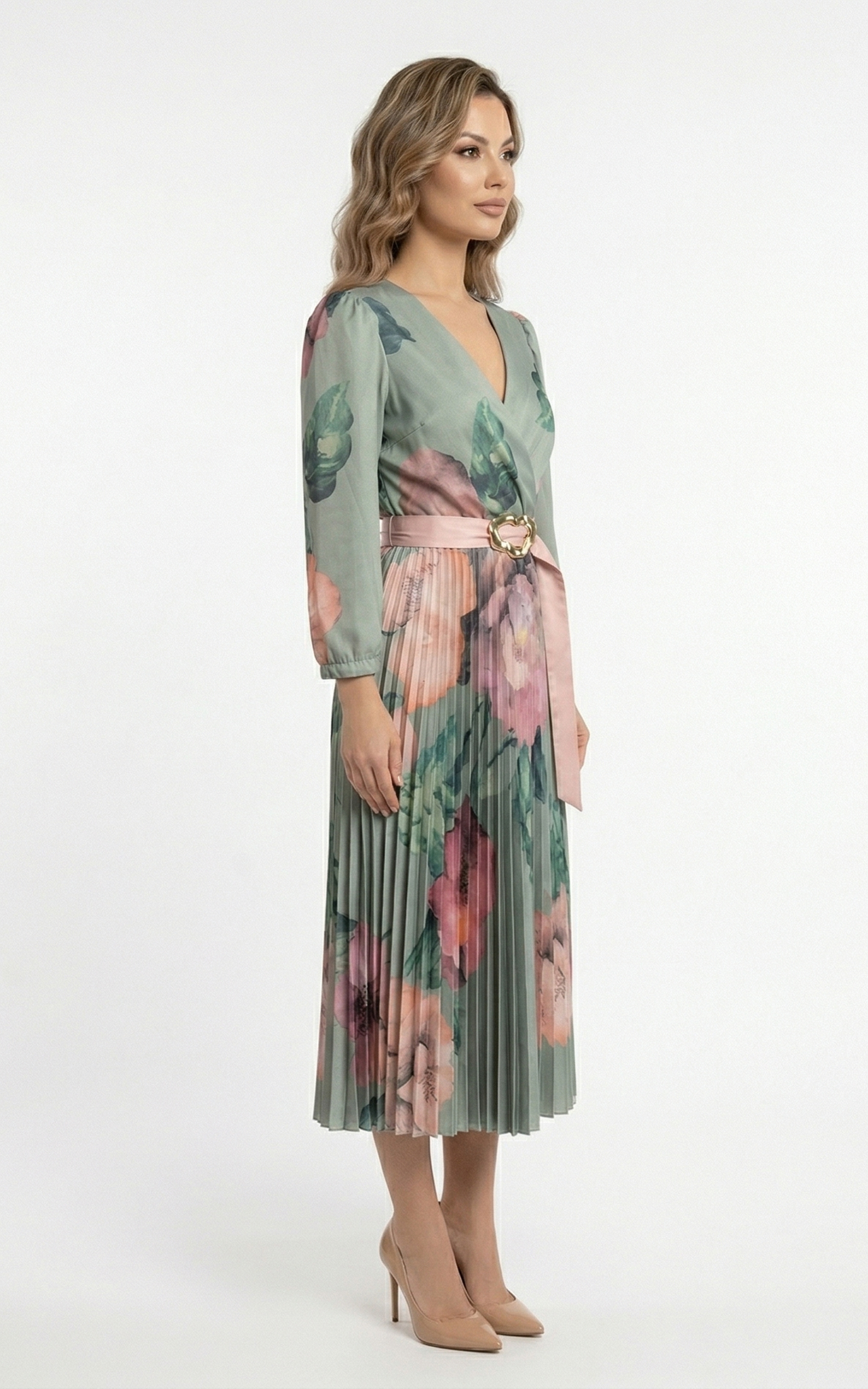 Rochie Glory midi vernil [2]