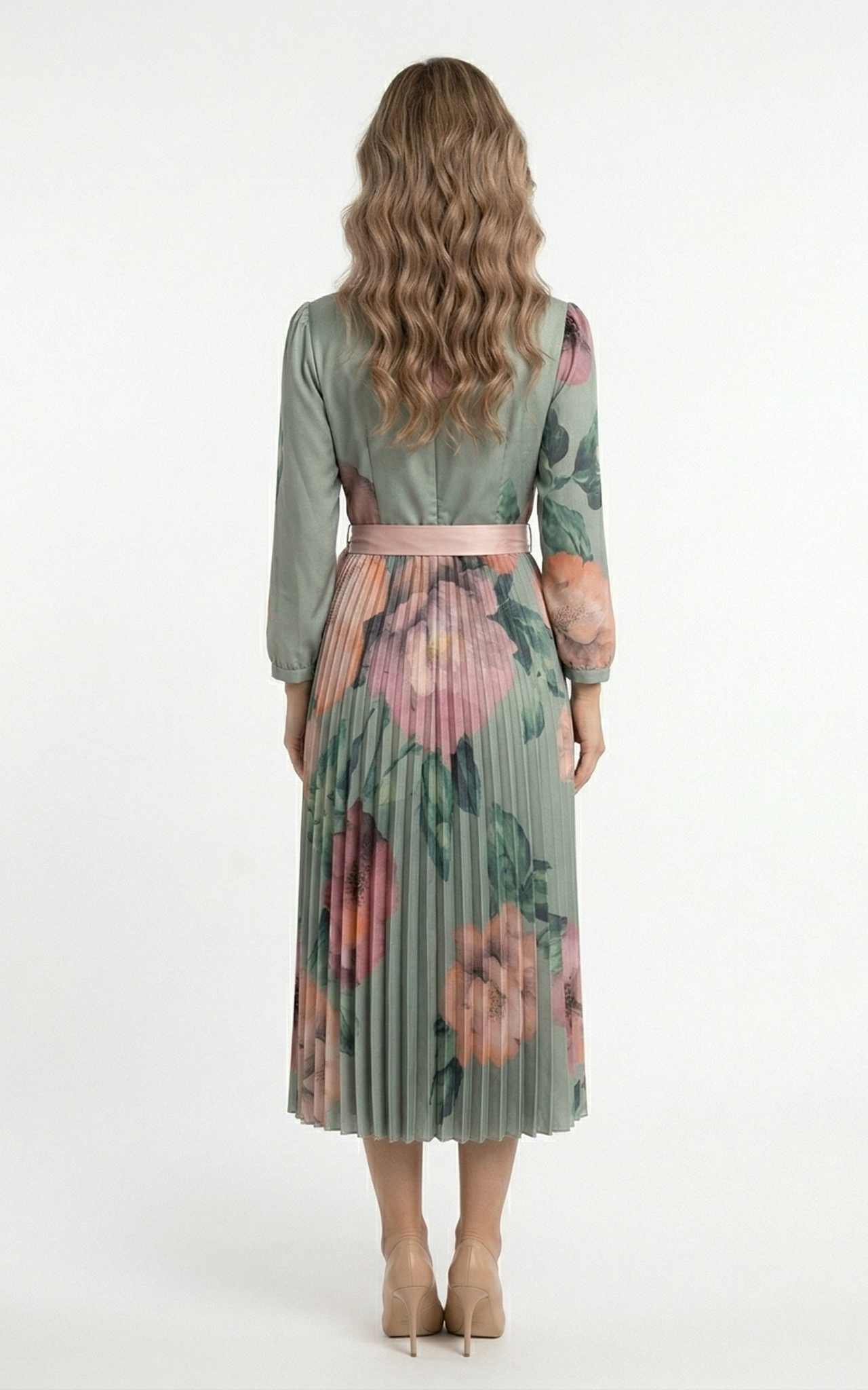 Rochie Glory midi vernil [3]