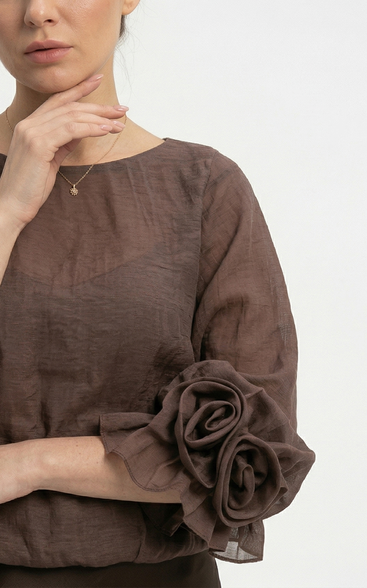 Bluza Genevie maro [3]