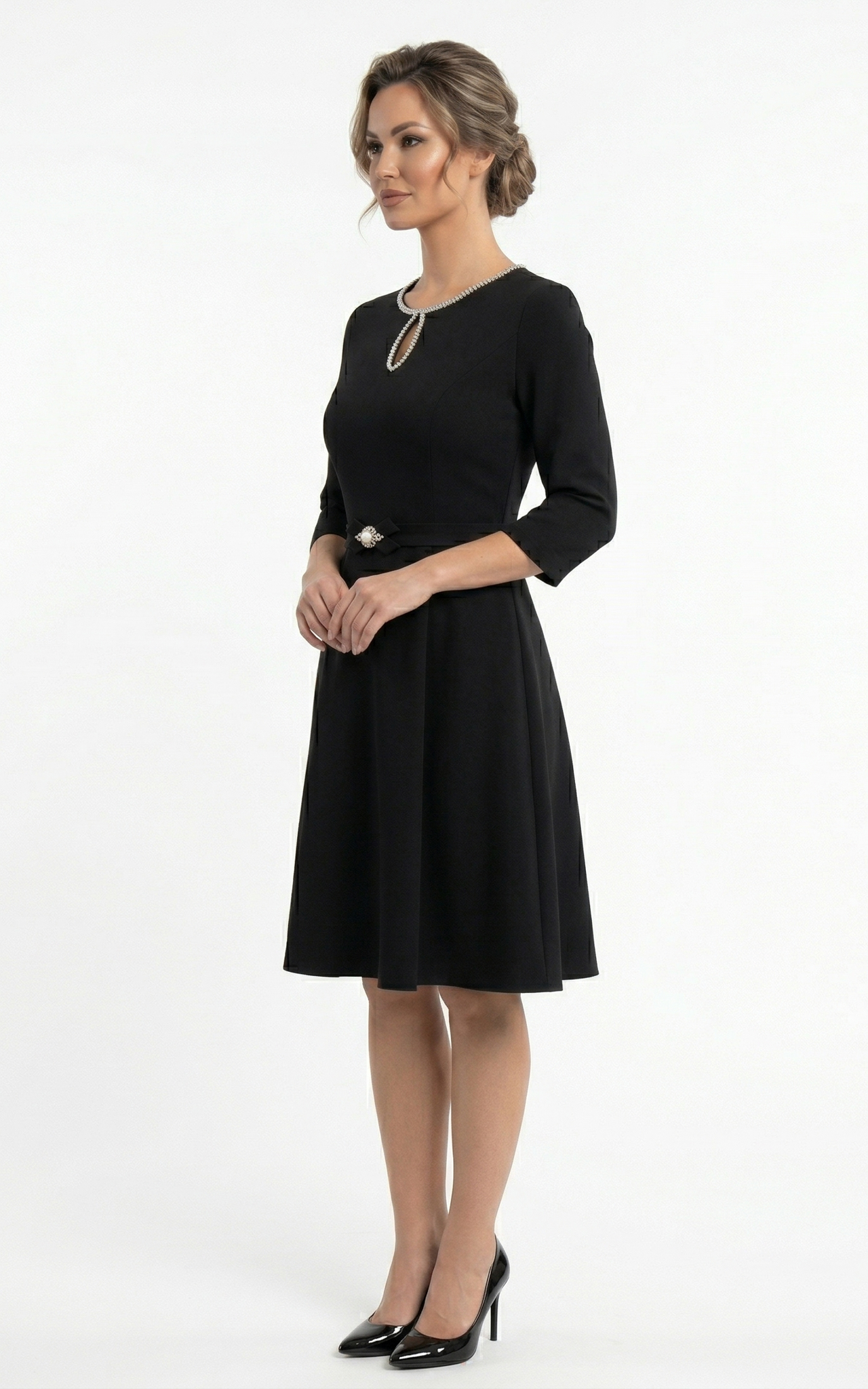 Rochie Galaxy scurta neagra [5]