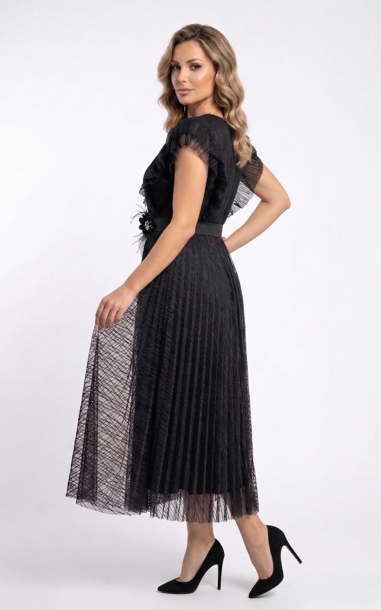 Rochie Gypsy midi neagra [3]