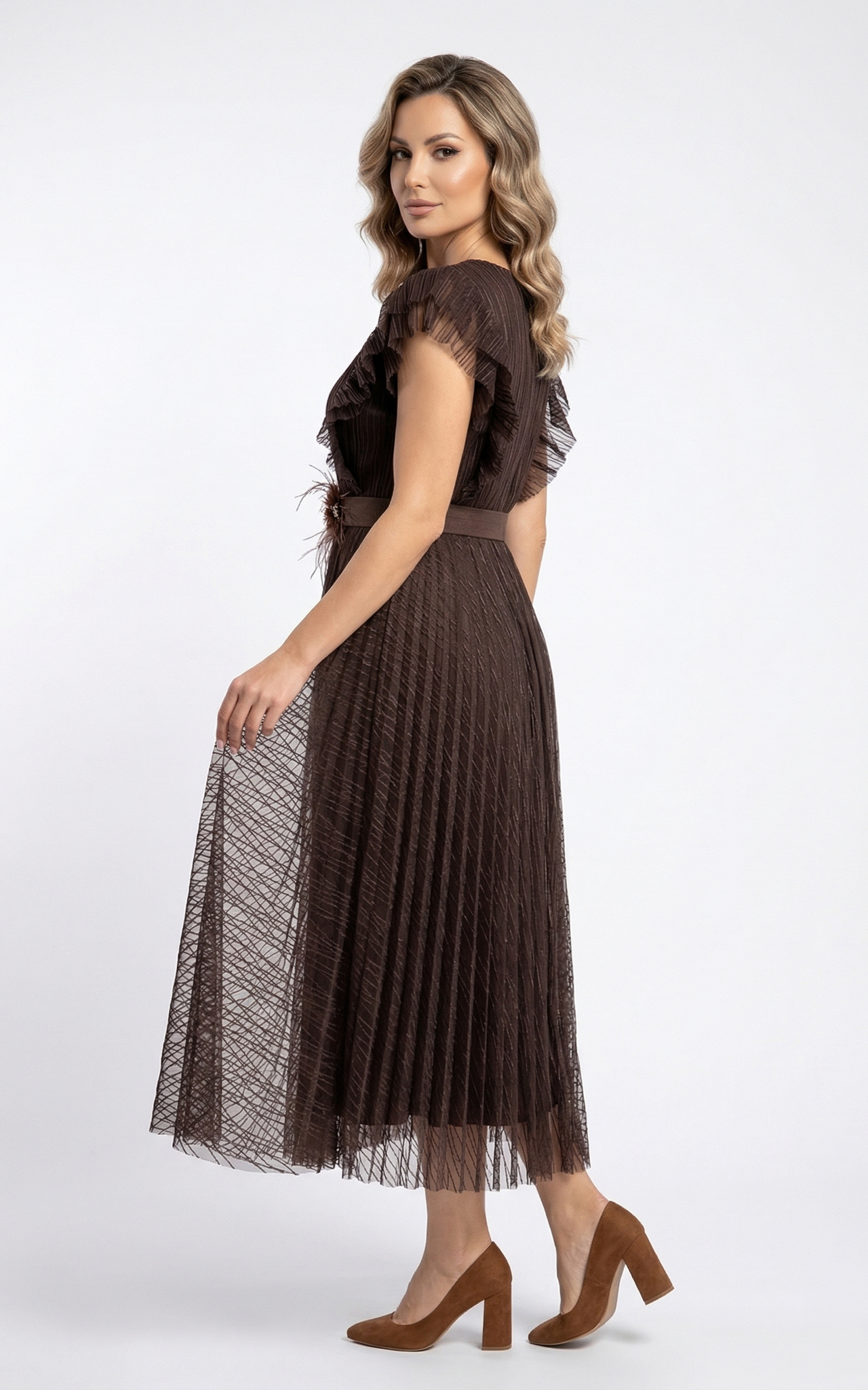 Rochie Gypsy midi maro [2]