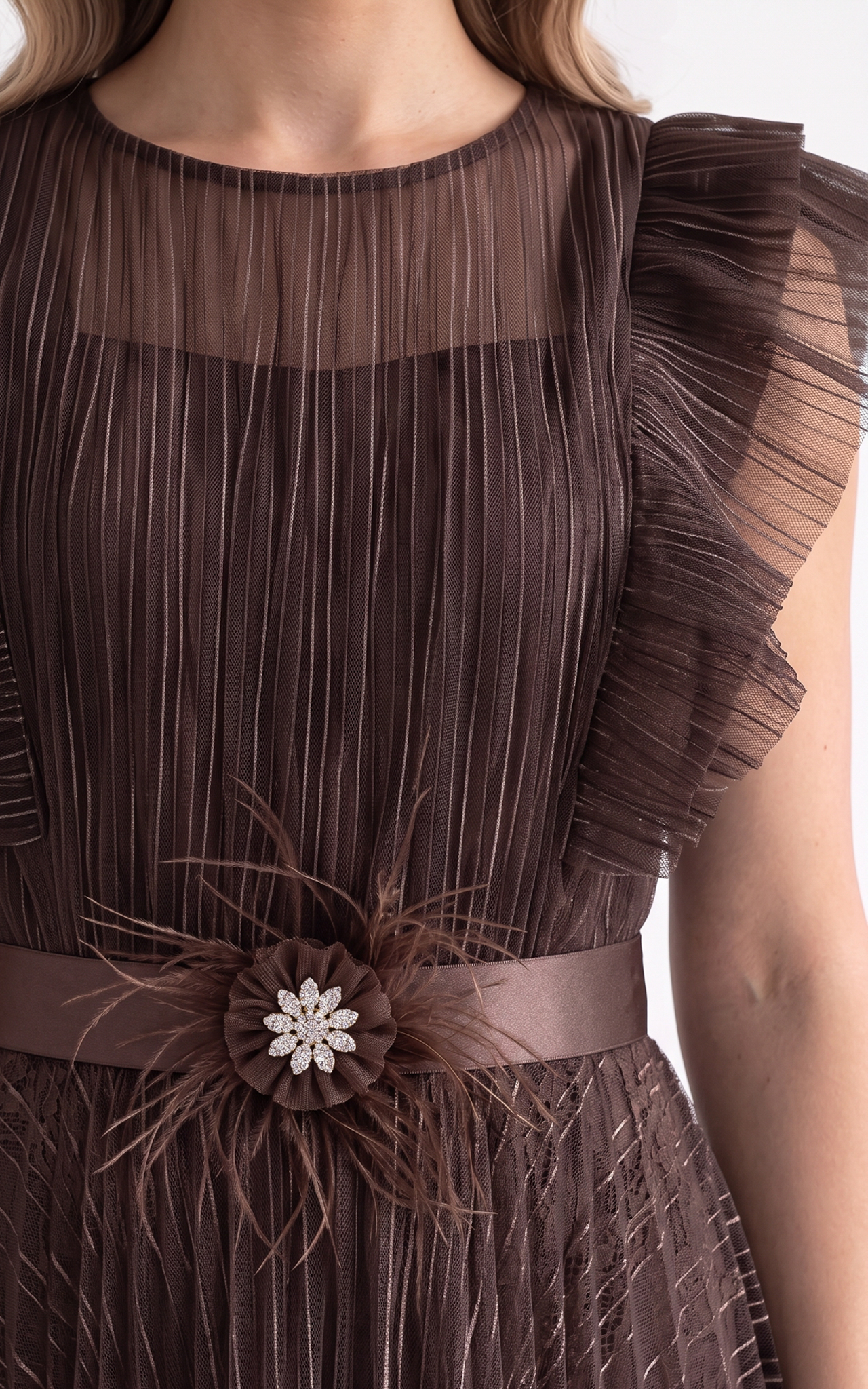 Rochie Gypsy midi maro [3]
