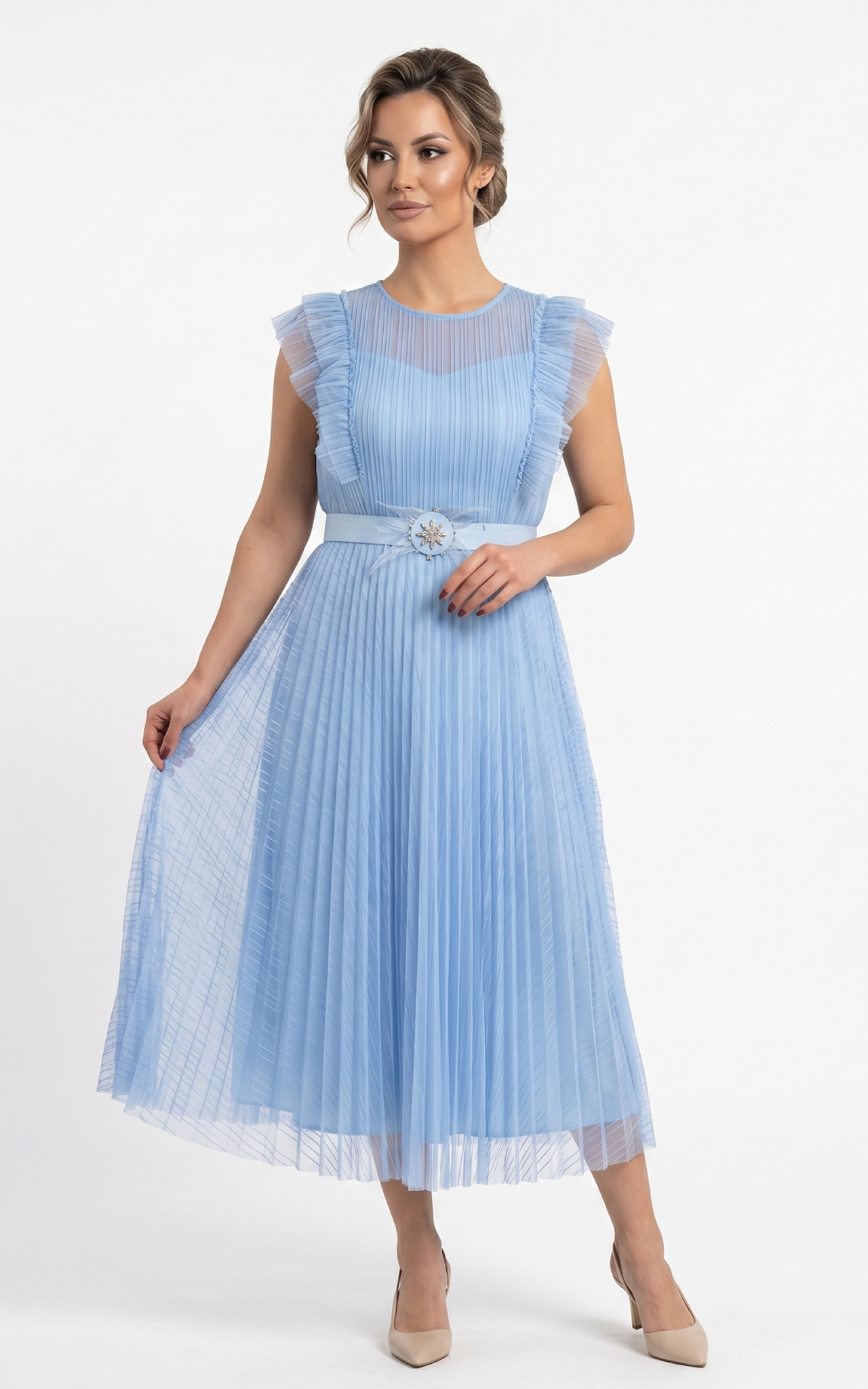 Rochie Gypsy midi bleu [2]