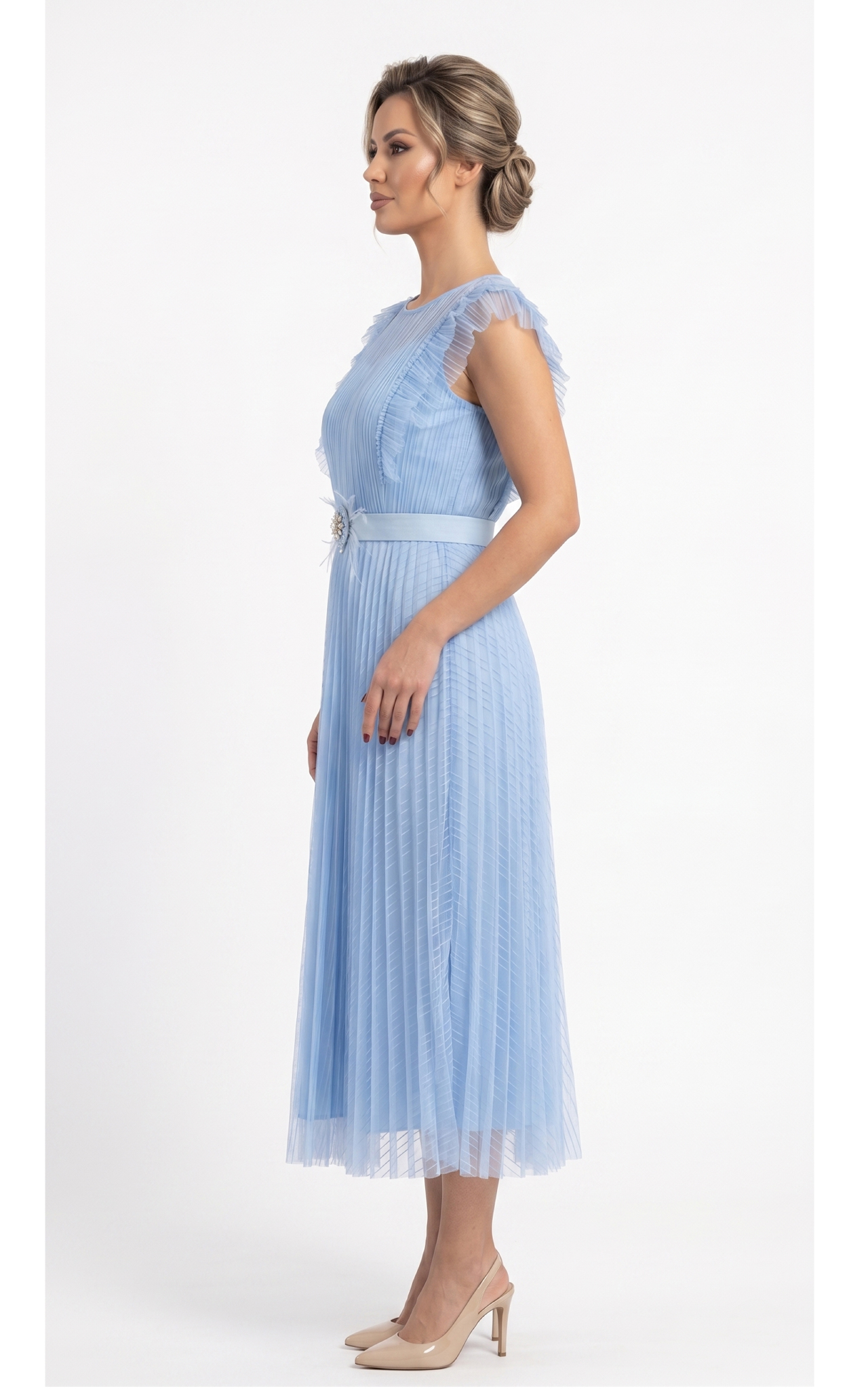 Rochie Gypsy midi bleu [3]