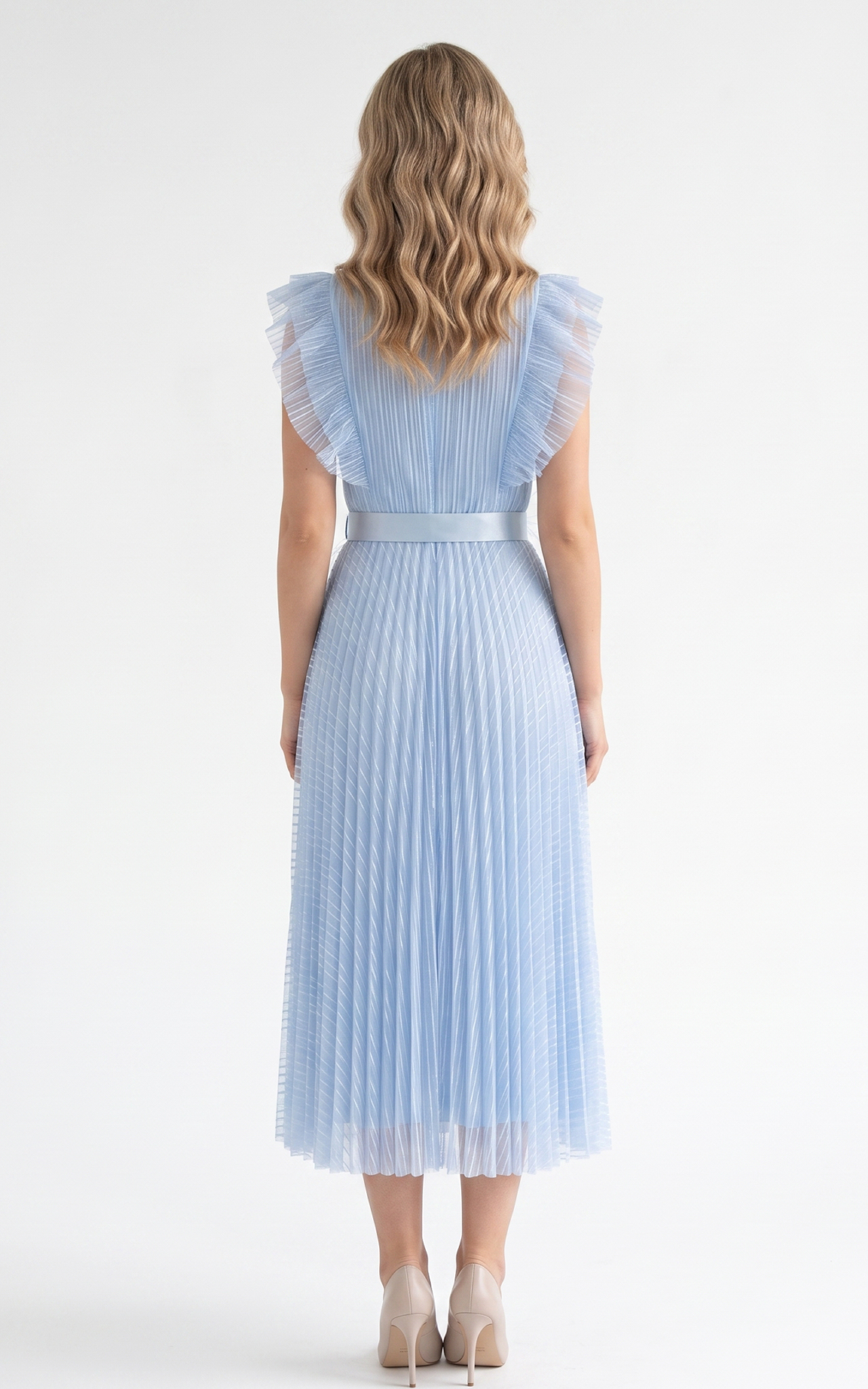 Rochie Gypsy midi bleu [5]