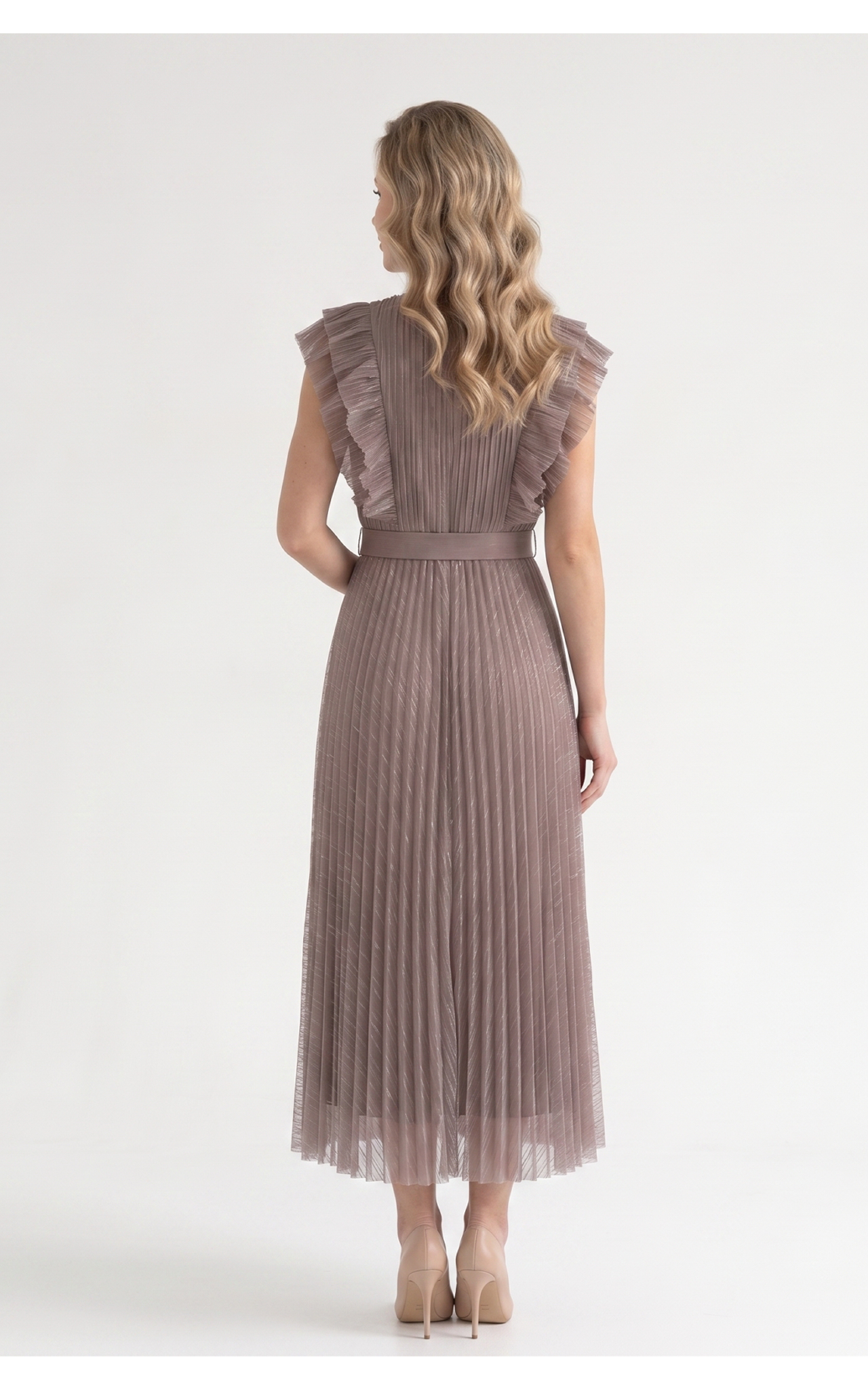 Rochie Gypsy midi mov-mocca [4]