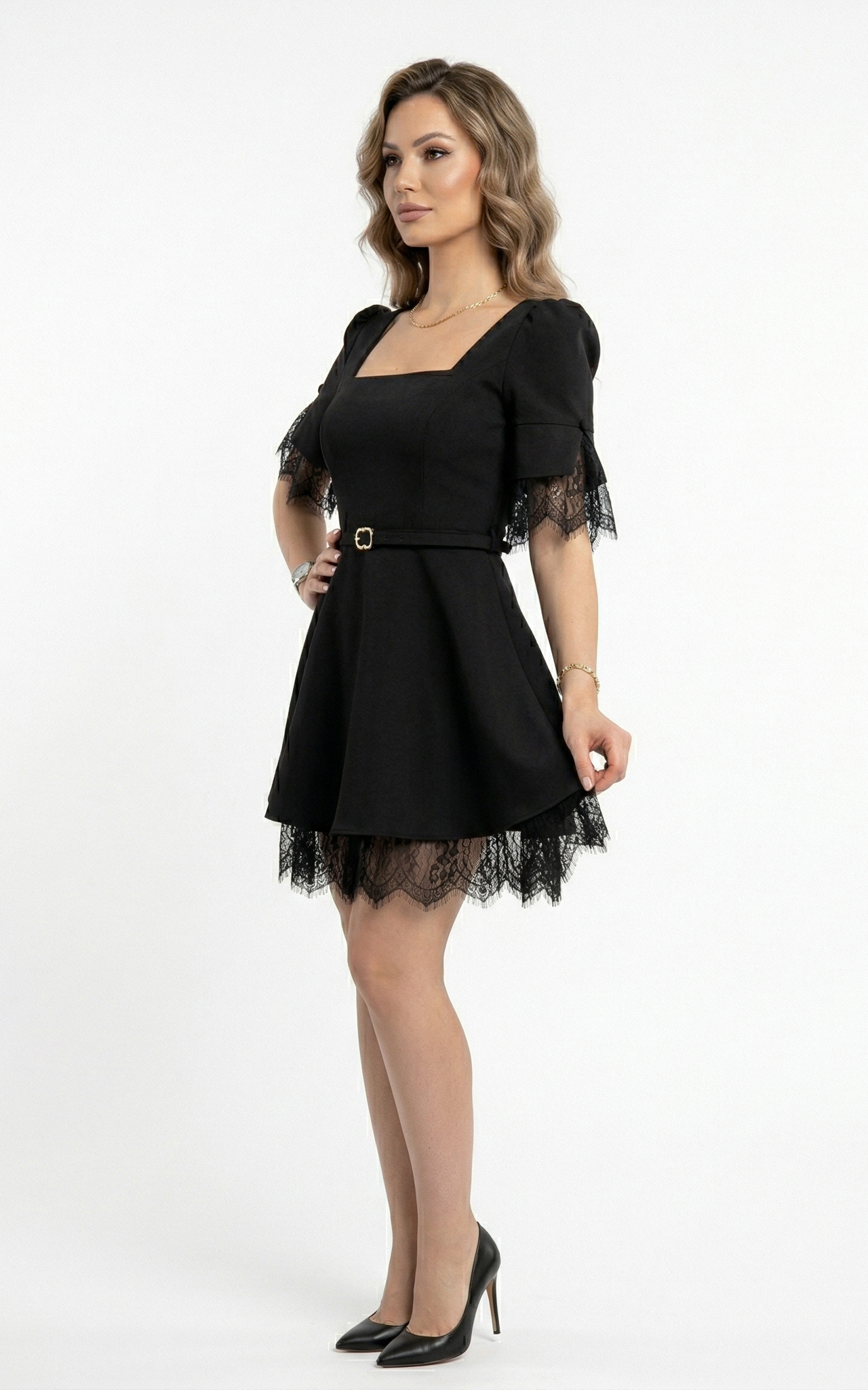 Rochie Gretta scurta neagra [3]