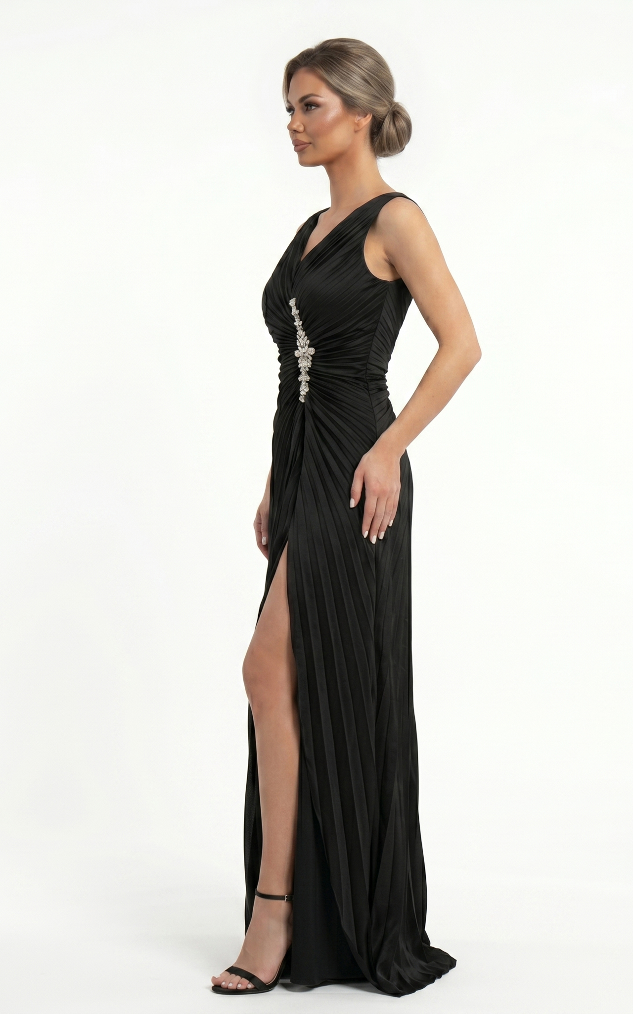 Rochie Haley lunga neagra [4]