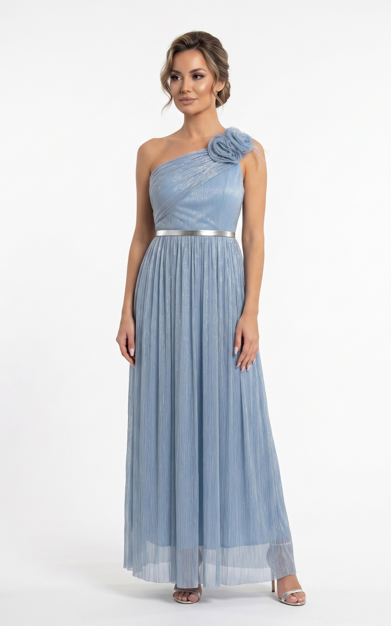 Rochie Hayley lunga bleu [1]