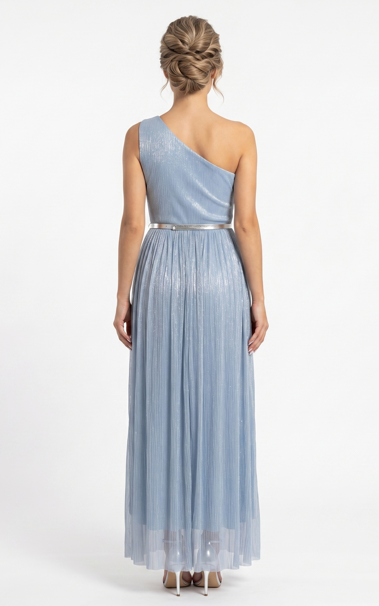 Rochie Hayley lunga bleu [5]
