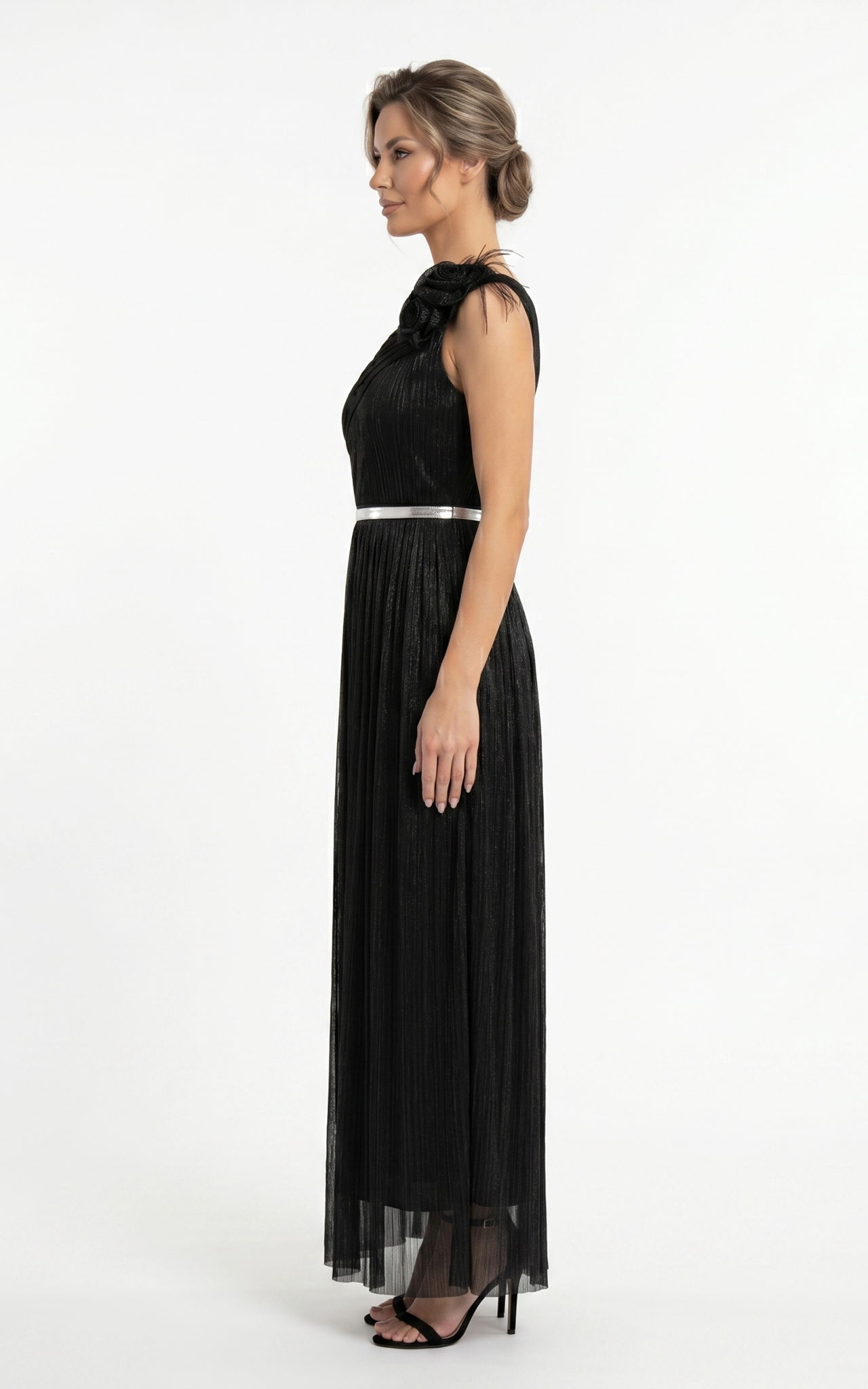 Rochie Hayley lunga neagra [2]