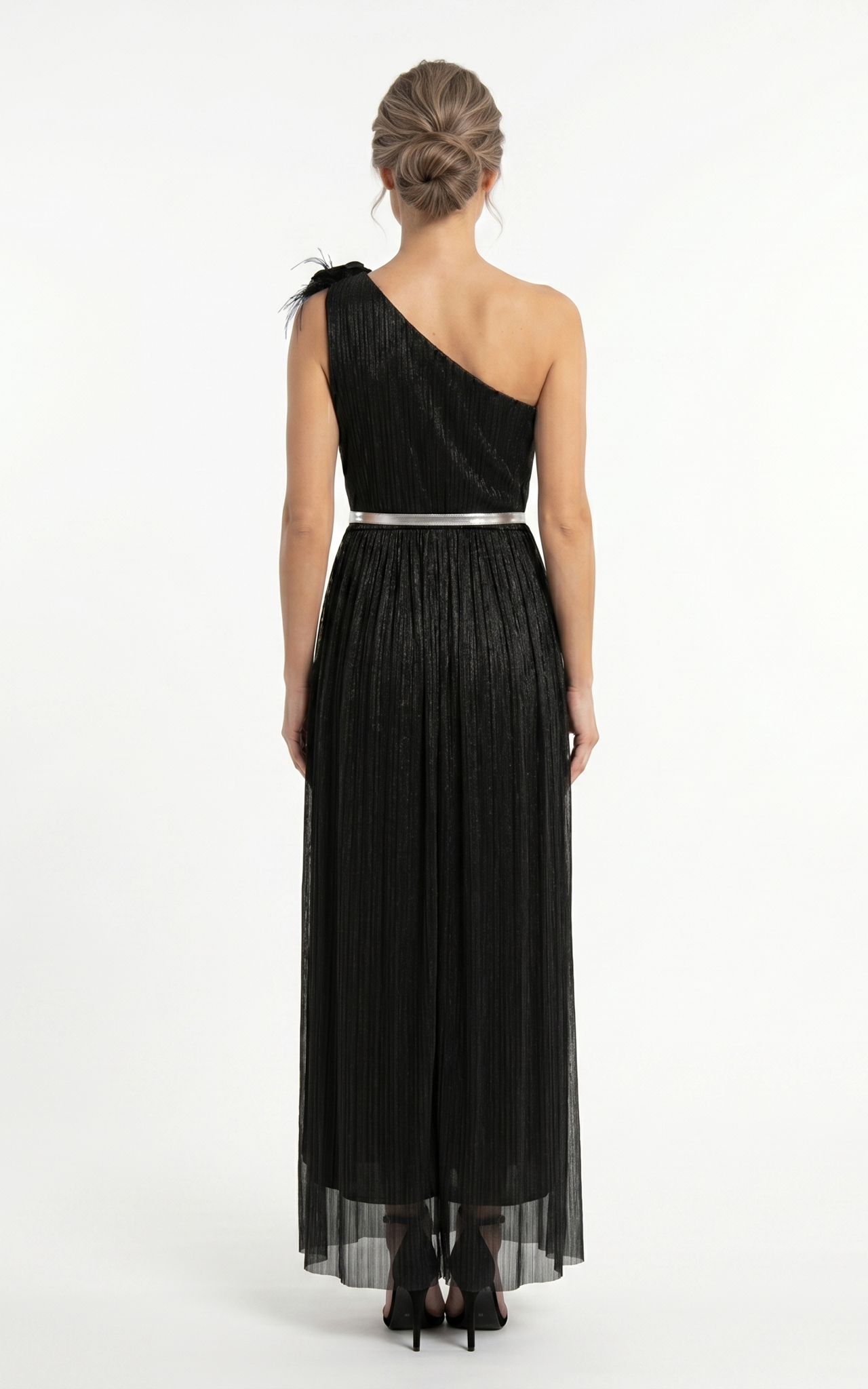 Rochie Hayley lunga neagra [3]