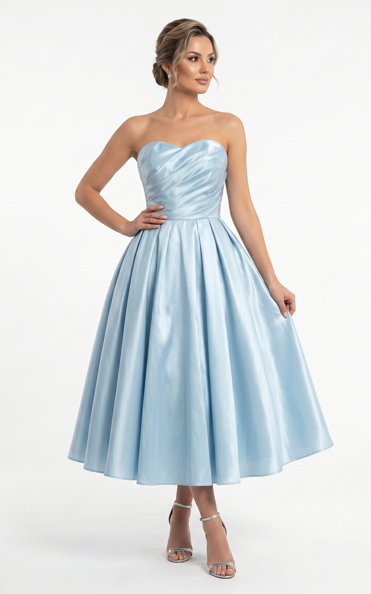 Rochie Hadleigh midi bleu [1]