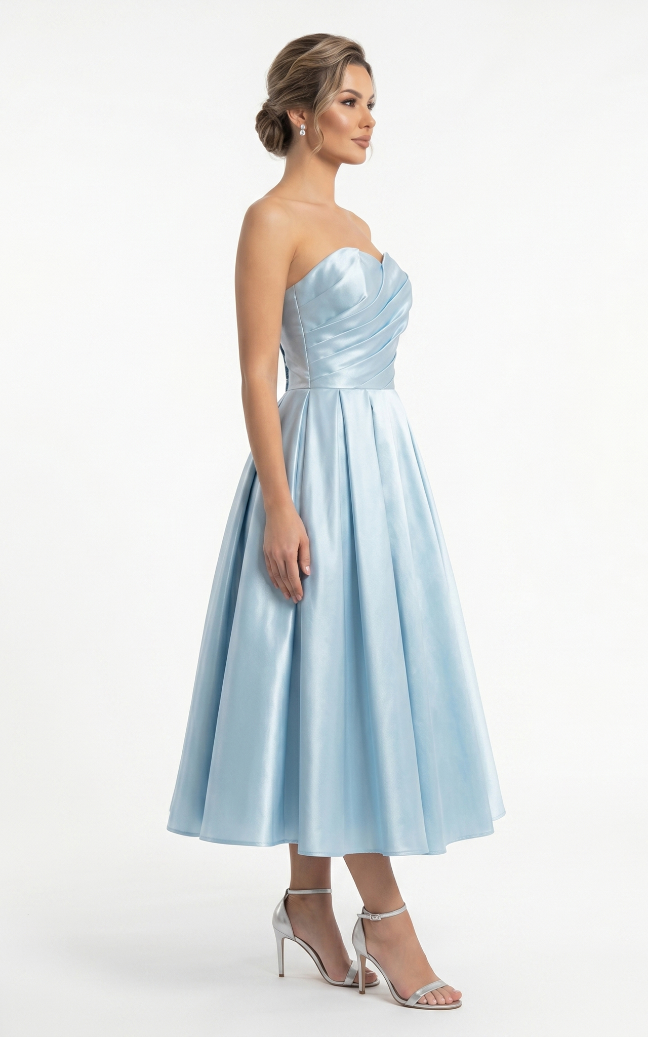Rochie Hadleigh midi bleu [2]