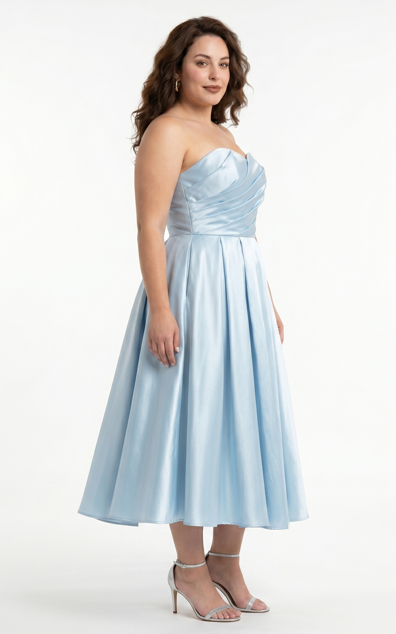 Rochie Hadleigh midi bleu [4]