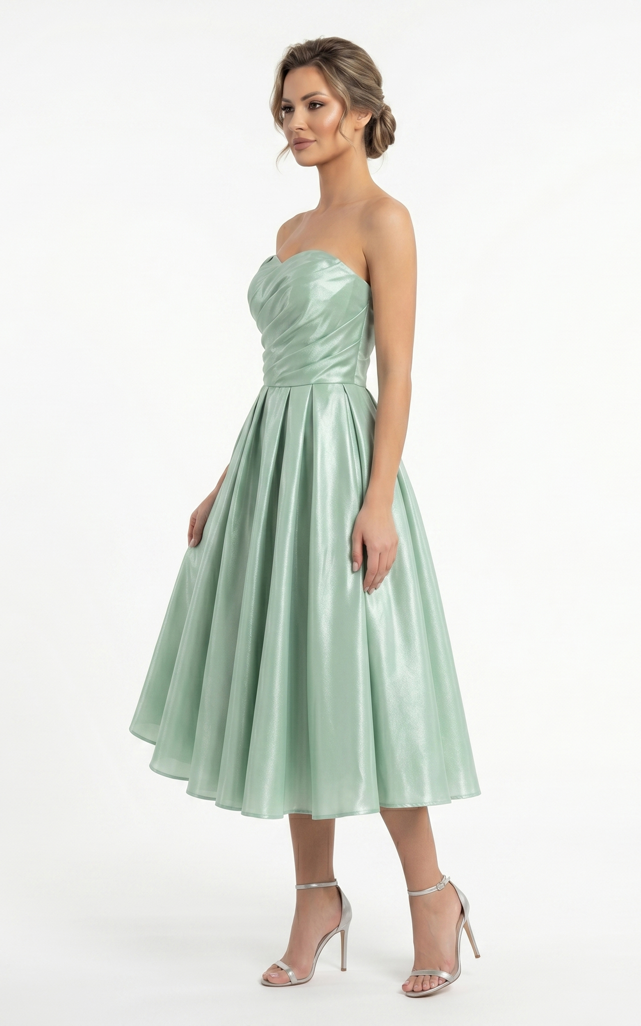 Rochie Hadleigh midi menta [2]