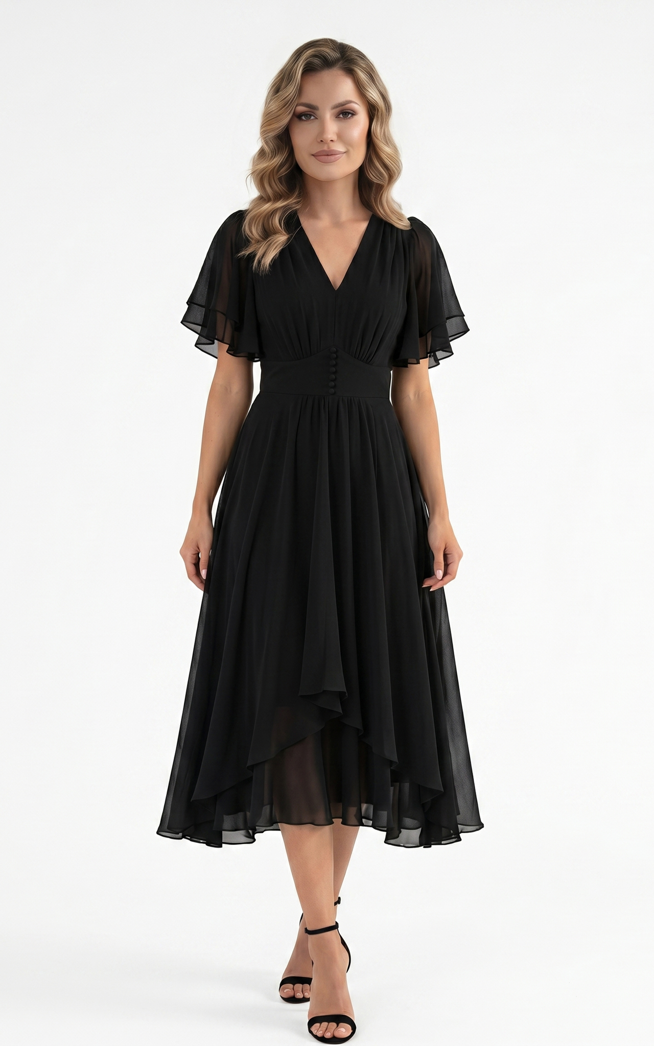 Rochie Harriet midi neagra [1]