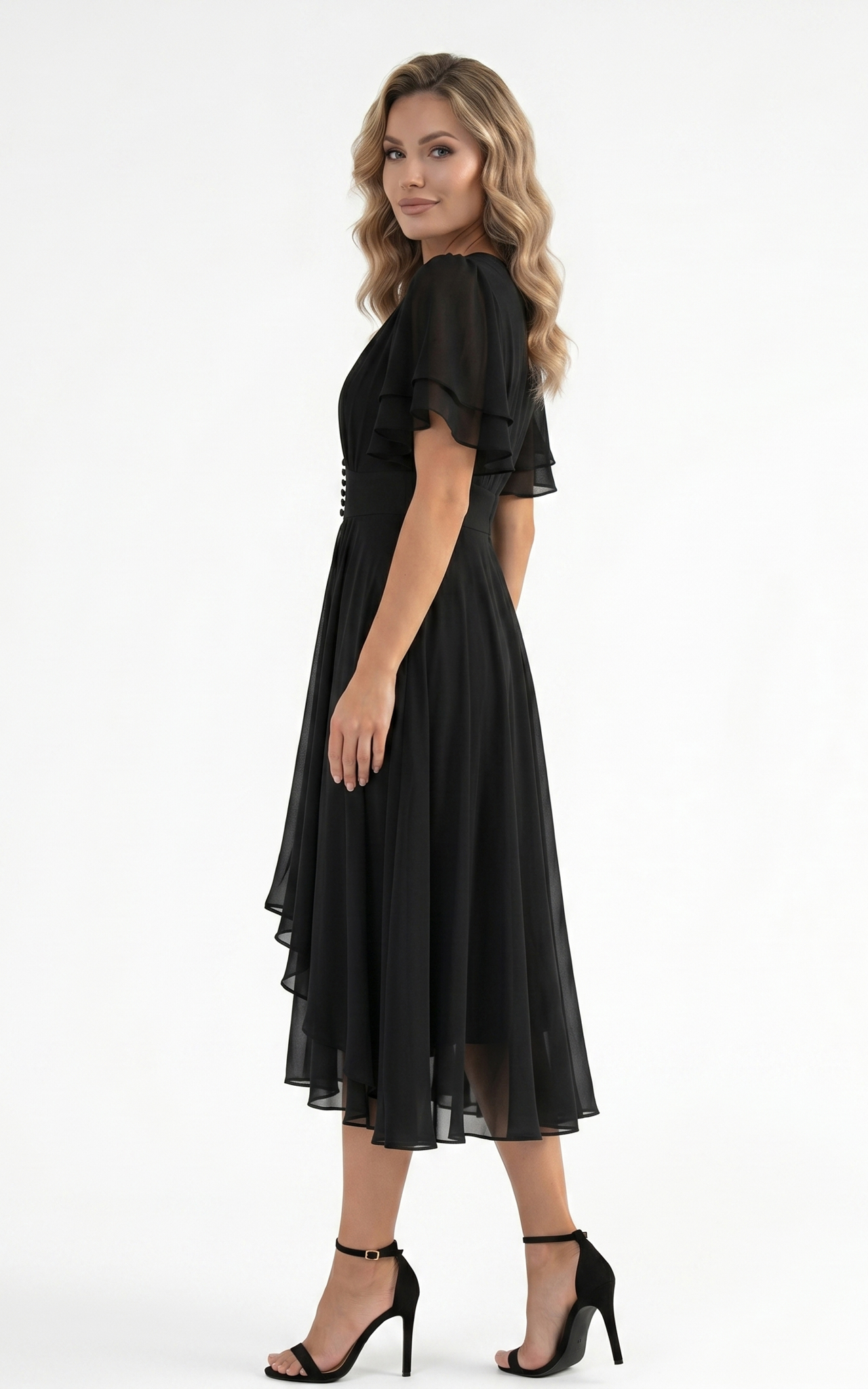 Rochie Harriet midi neagra [3]