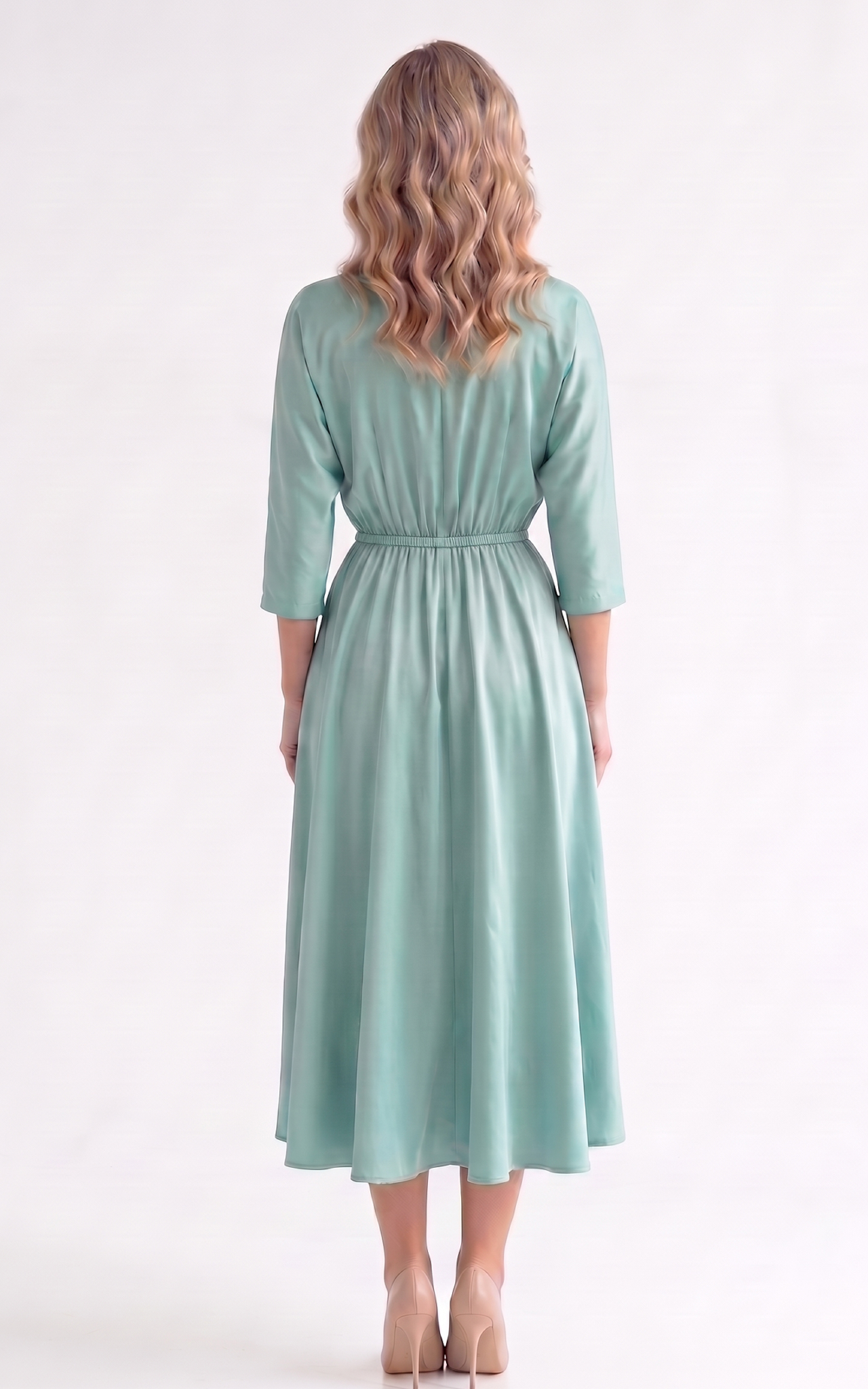Rochie de vara Hellen midi menta [3]